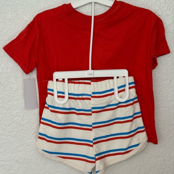 Mattel Barbie sporty retro Red toddler girls 2 piece set - NWT - Picture 2 of 2